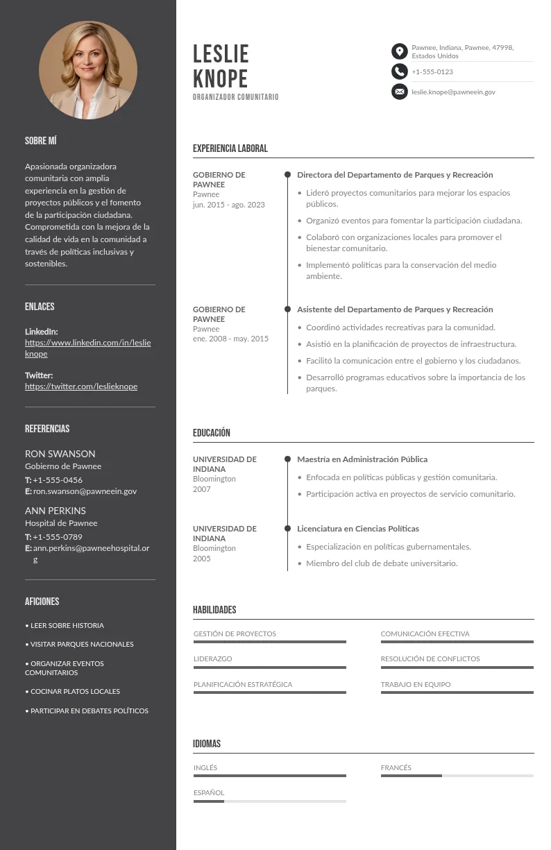 CV de organizador comunitario: guía para preparar con éxito una candidatura persuasiva