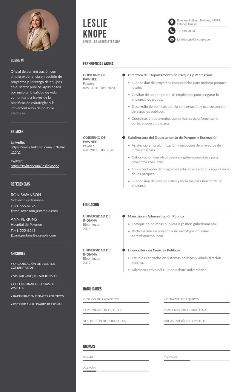 CV oficial de administración: 9 ejemplos y consejos para redactarlo de forma efectiva 