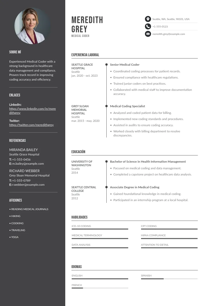 ¿Cómo escribir un CV codificador médico con éxito?