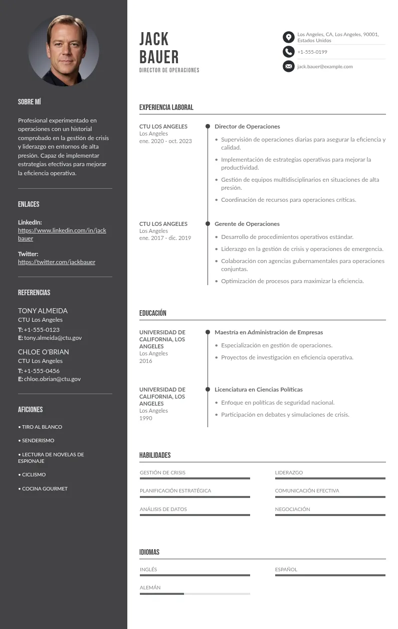 ¿Cómo escribir tu CV director de operaciones como un experto?
