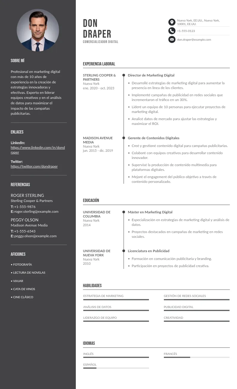 Guía práctica completa: cómo hacer un CV de comercializador digital paso a paso