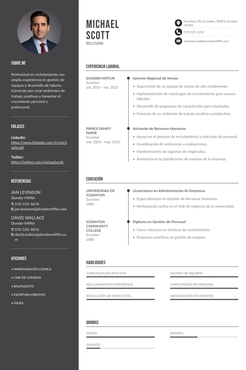 Cómo escribir un exitoso CV de reclutador, aunque todavía no tengas experiencia laboral