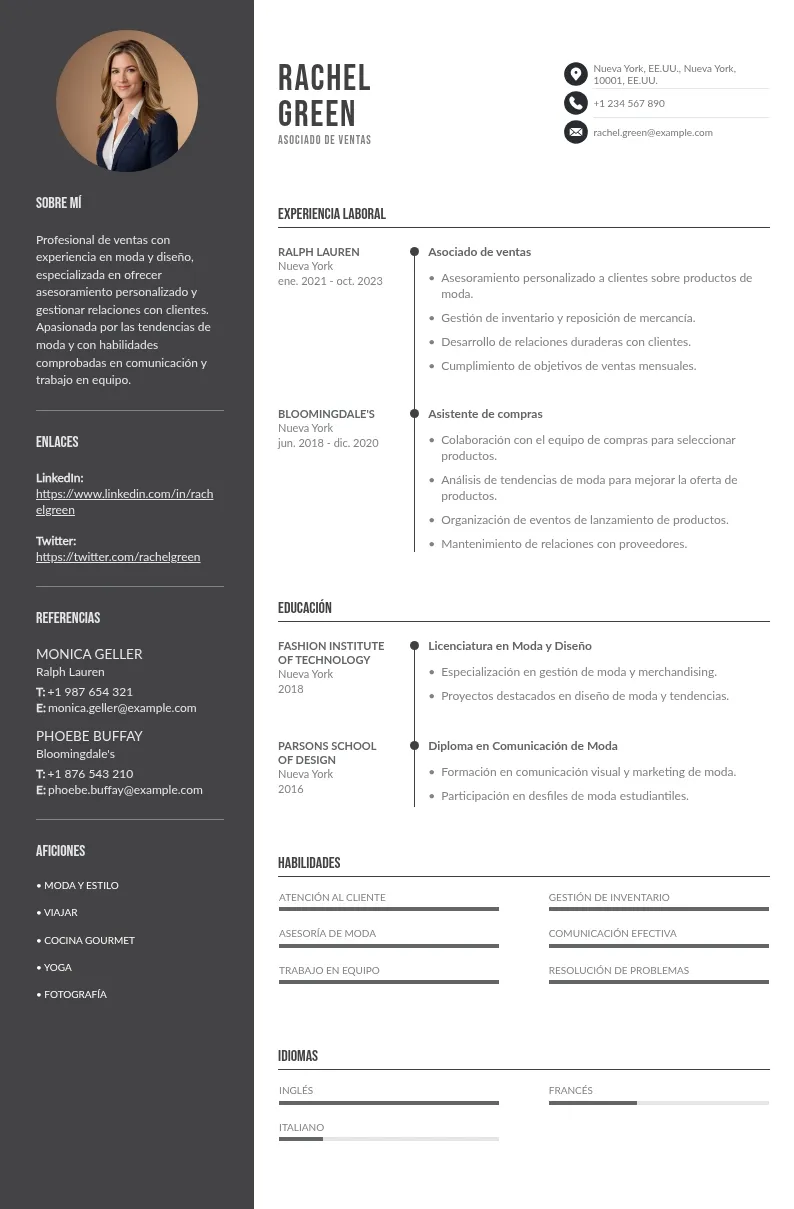 Cómo hacer un CV de asociado de ventas exitoso para destacar entre los candidatos