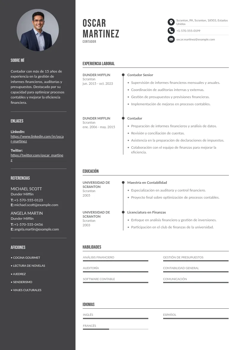 CV contador: guía completa para una excelente redacción