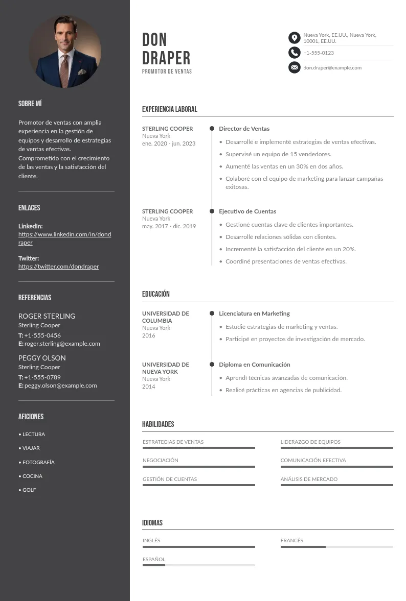 CV promotor de ventas: claves de redacción, ejemplos y paso a paso práctico
