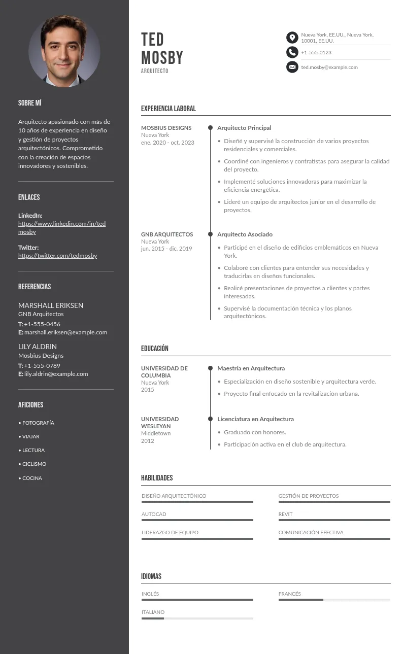 Currículum de arquitecto: guía para construirlo paso a paso