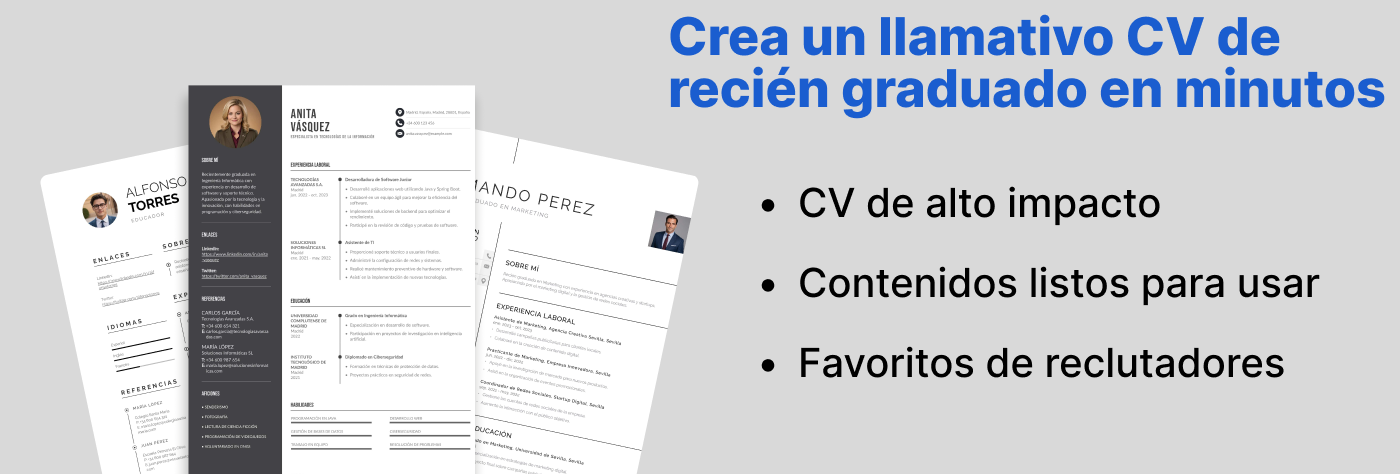 Mejor CV de recién graduado