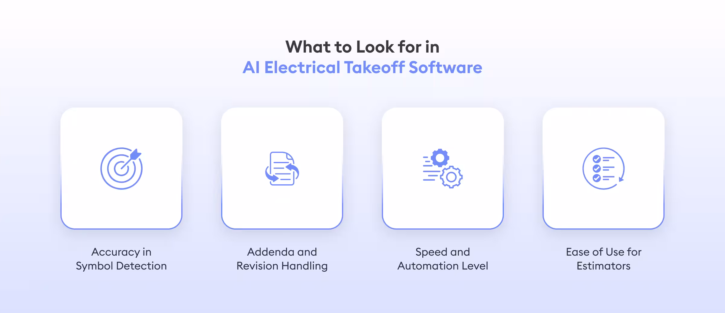 What to Look for in AI Electrical Takeoff Software