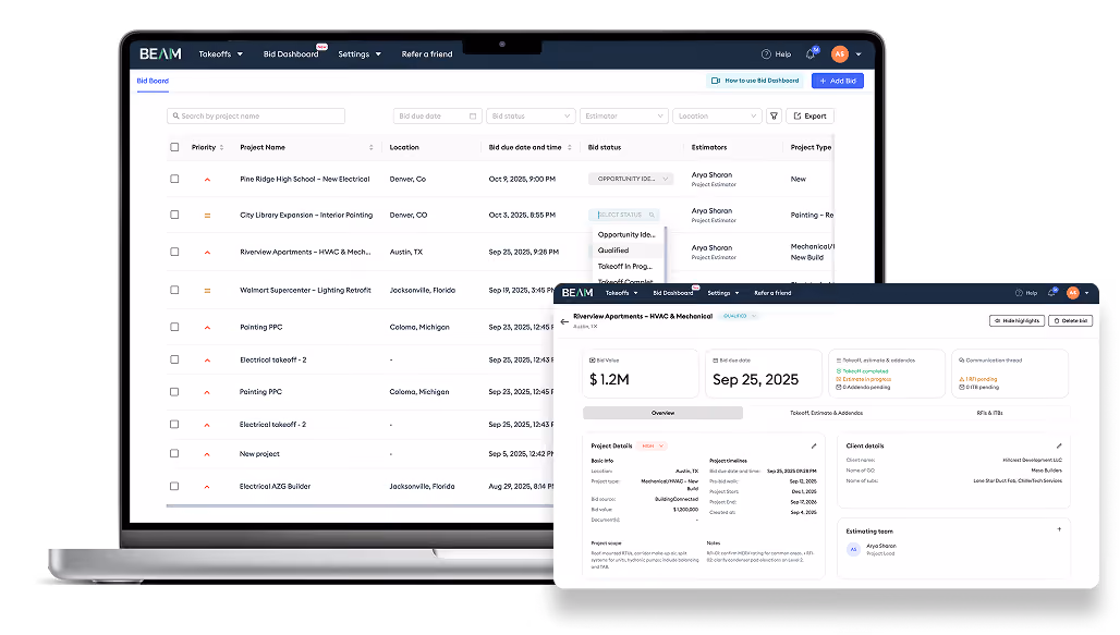 Bid Dashboard