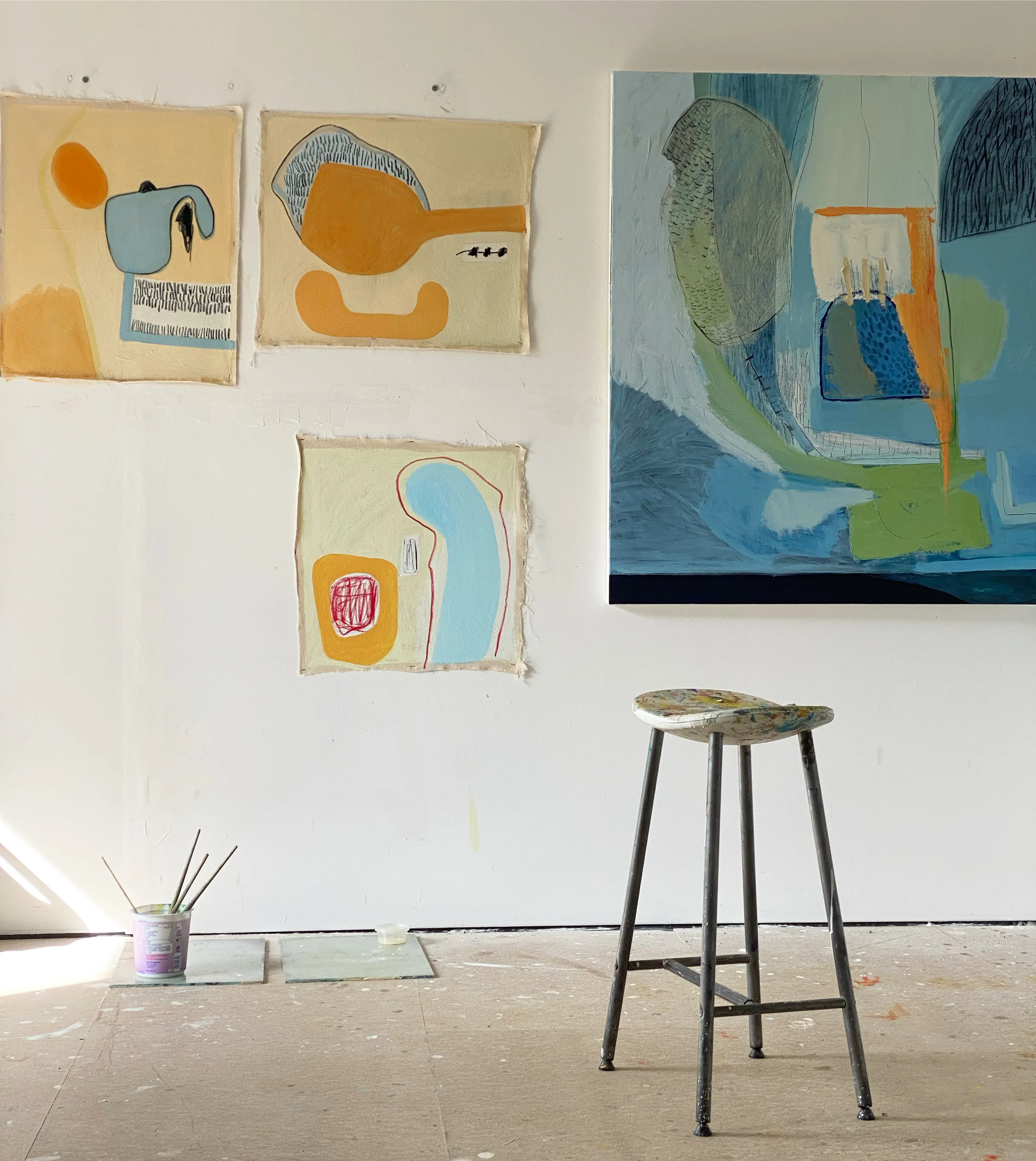 Martin Jones a view of his studio