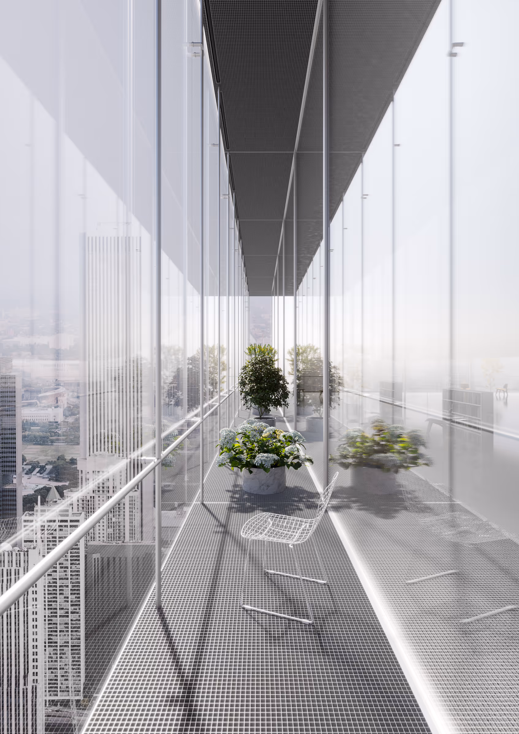 Rendering Bibliothek 'Patio'