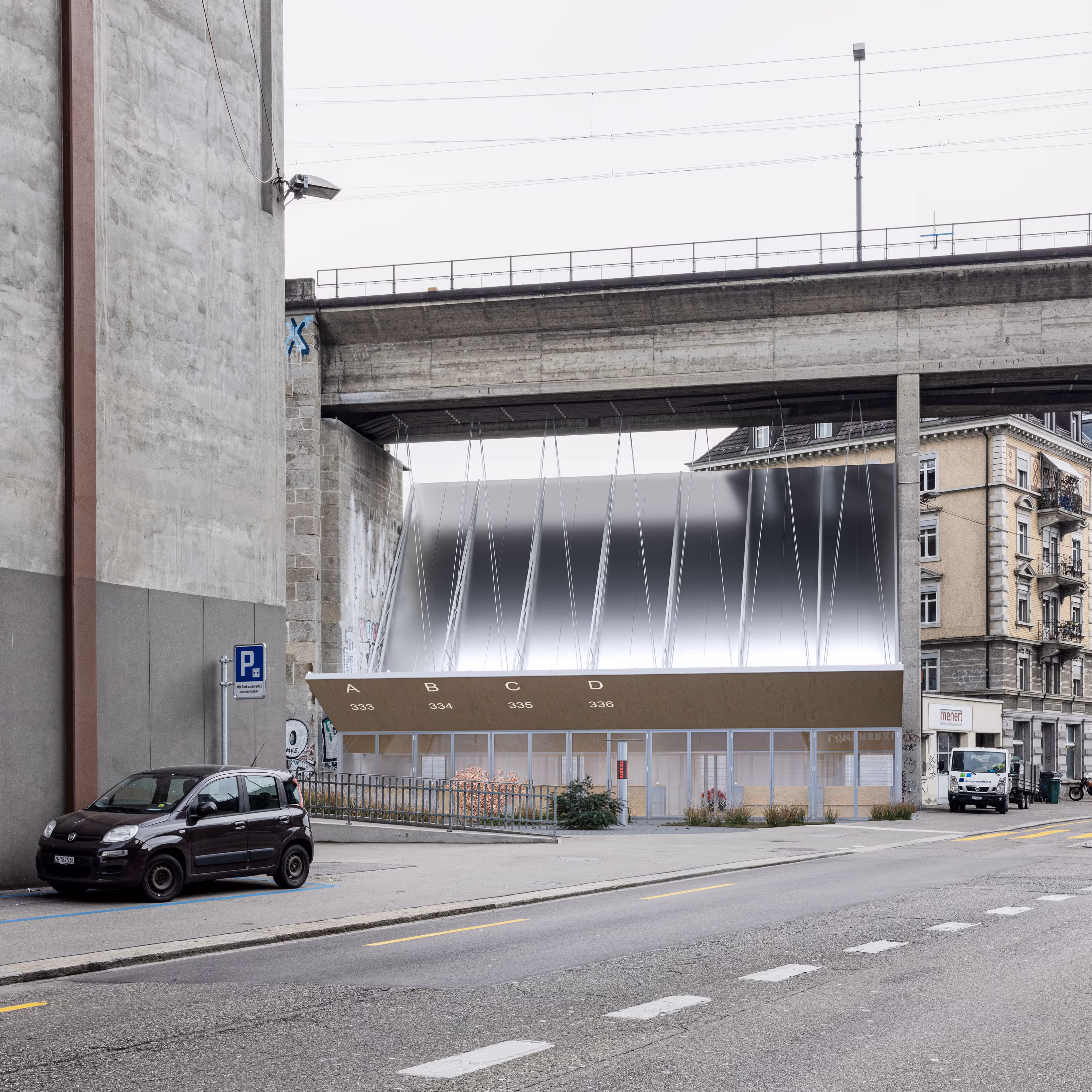 Thumbnail Verwaltungsgebäude Dammsteg, Zürich 'Counterweight'