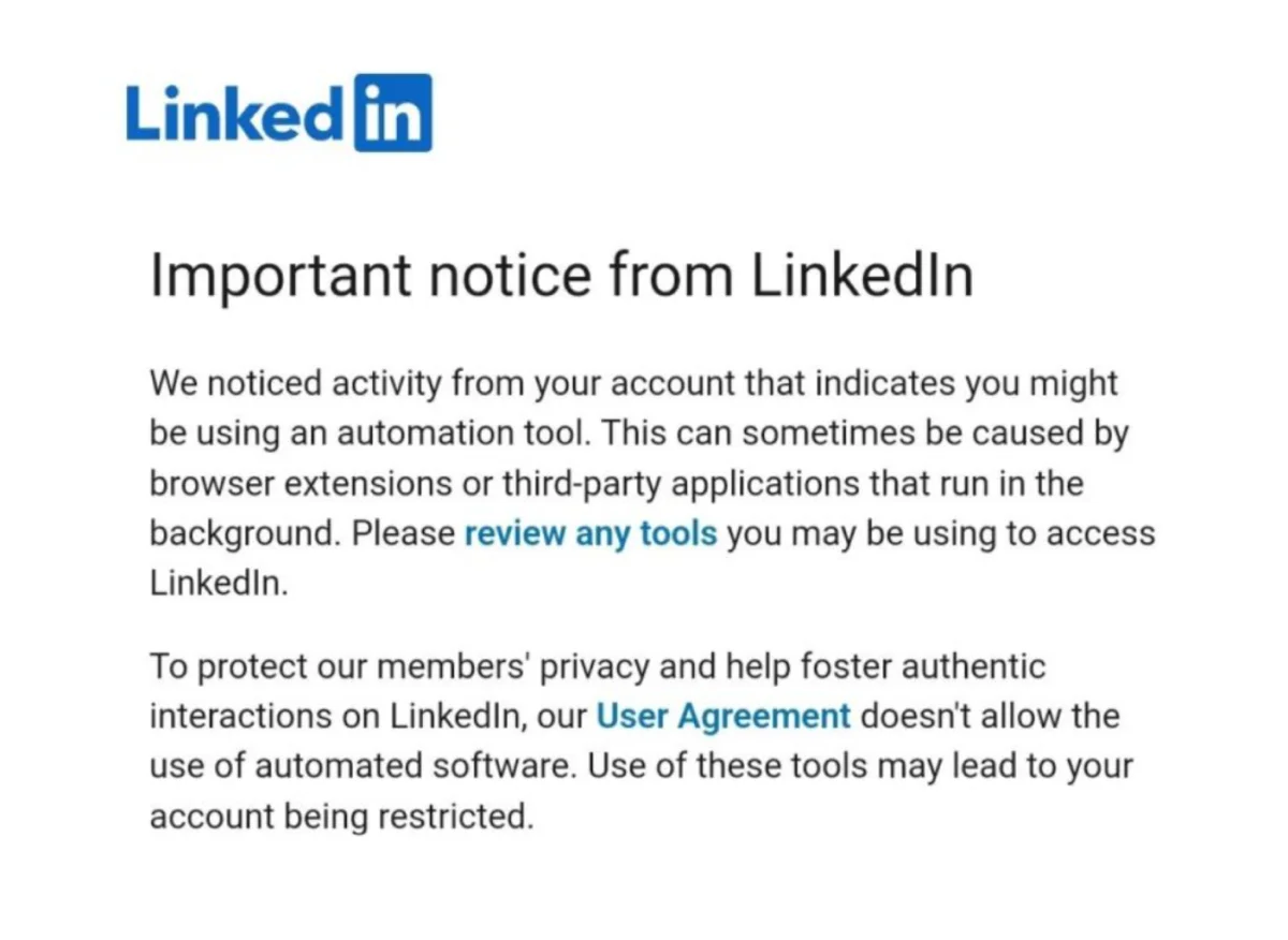 linkedin-notice-about-automation