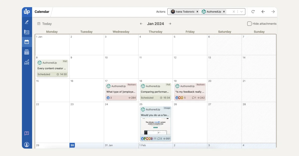 authoredup-calendar-view