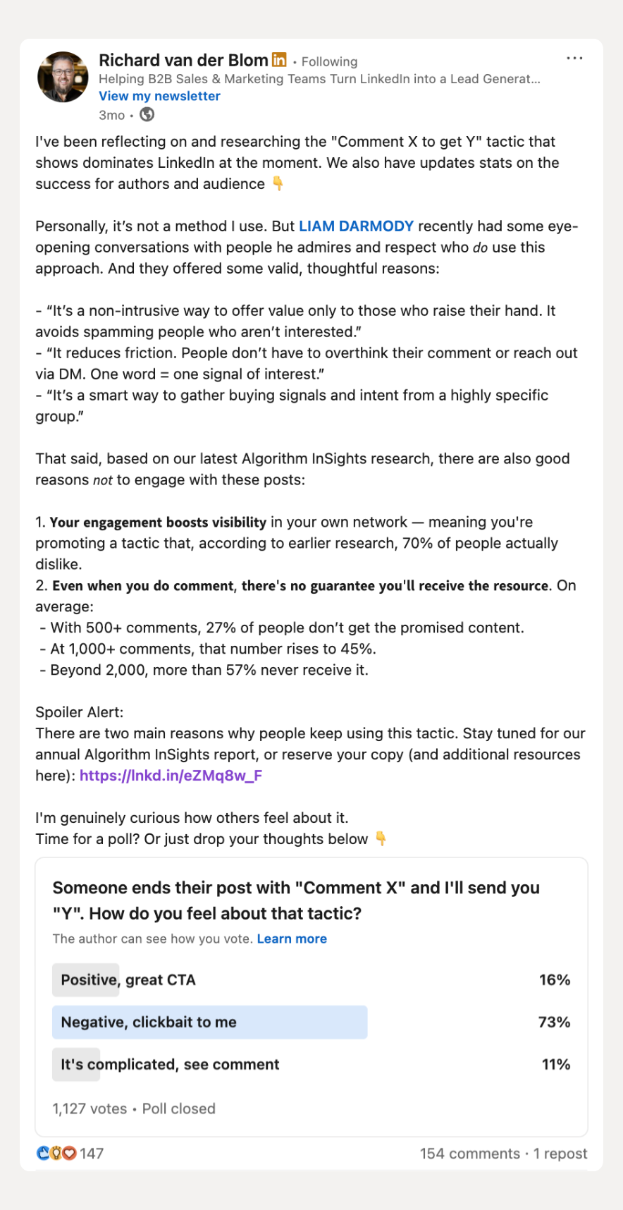 richard van der blom's post