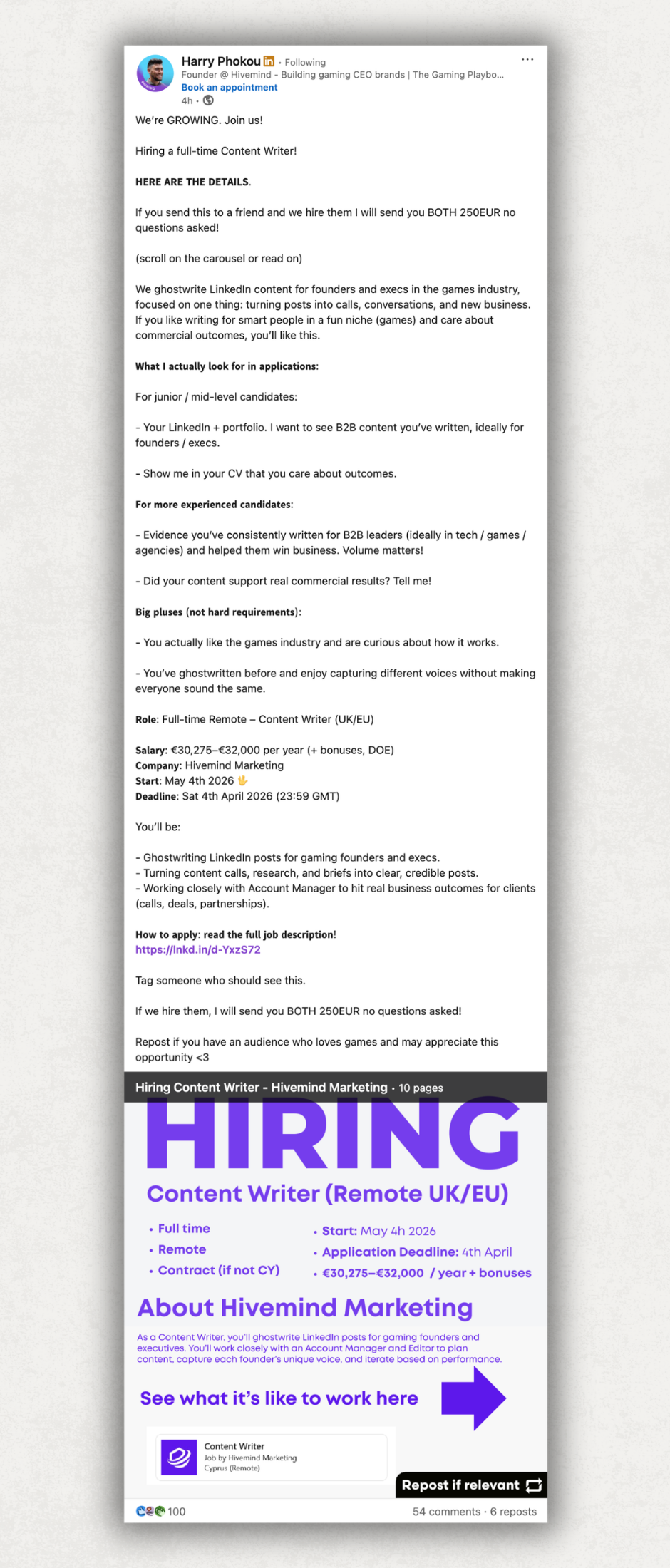carousel-hiring-post-example