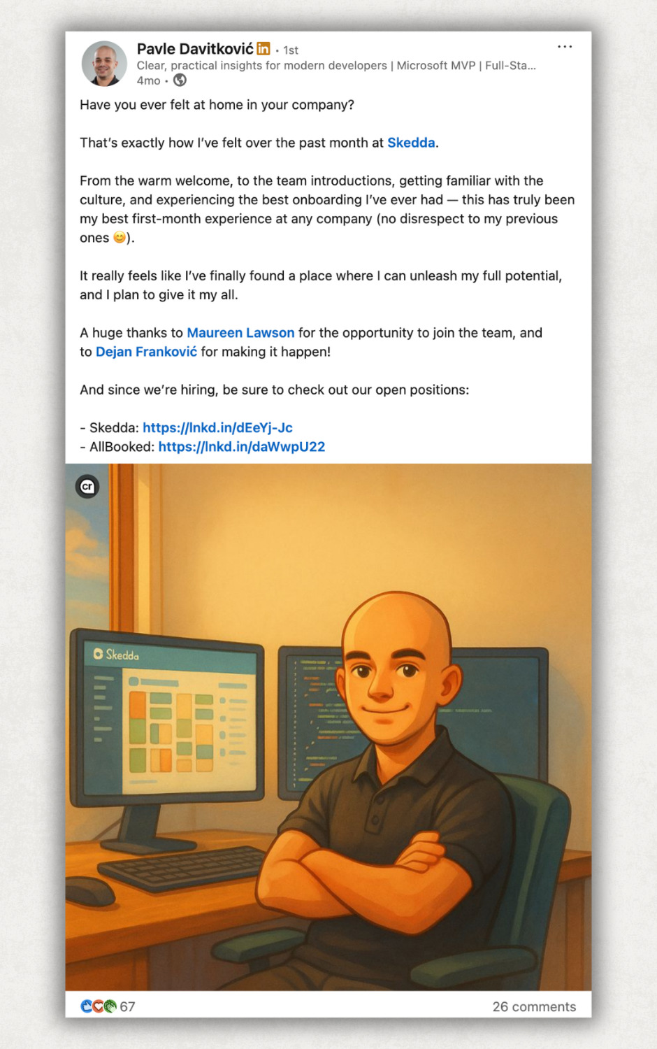 employee-spotlight-hiring-post-example