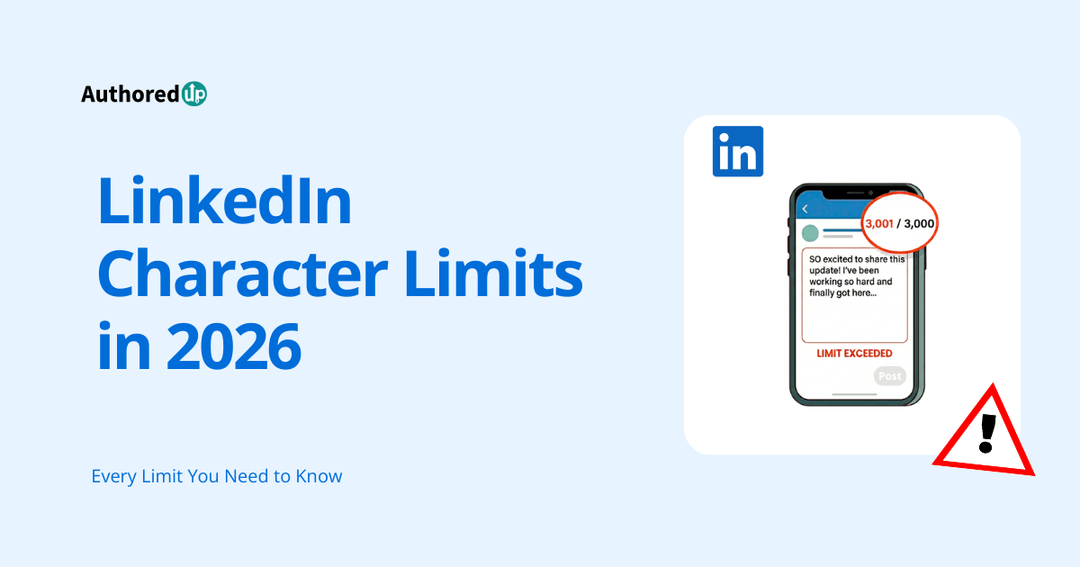 LinkedIn Character Limits 2026: All Limits + Best Post Length Data