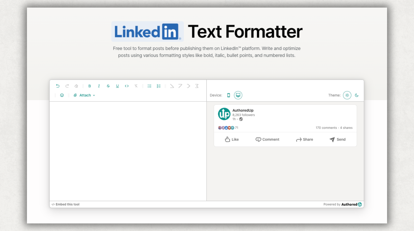 authoredup-linkedin-text-formatter