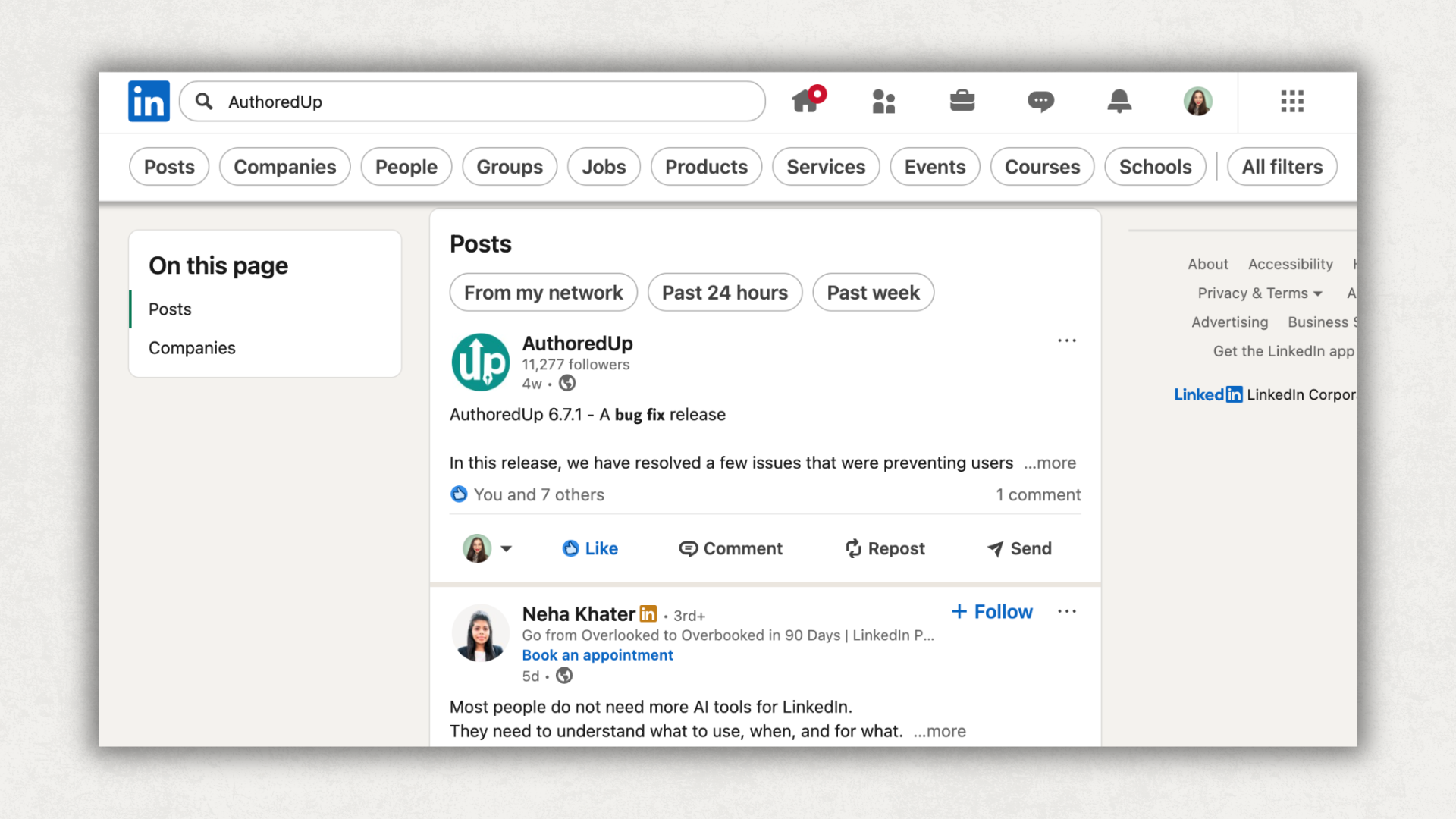 linkedin-search-bar-posts-filter