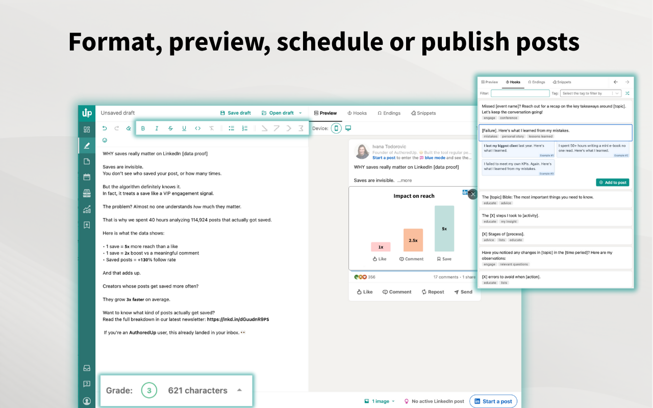 authoredup-chrome-extension-linkedin-editor