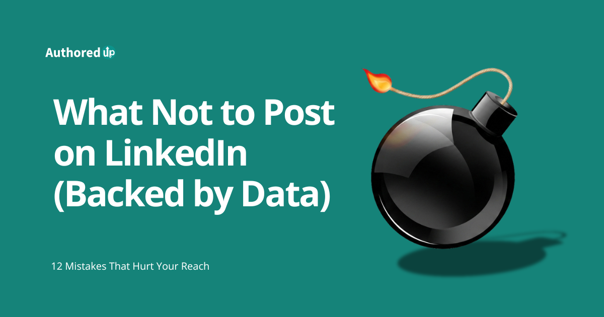 what not to post on linkedin