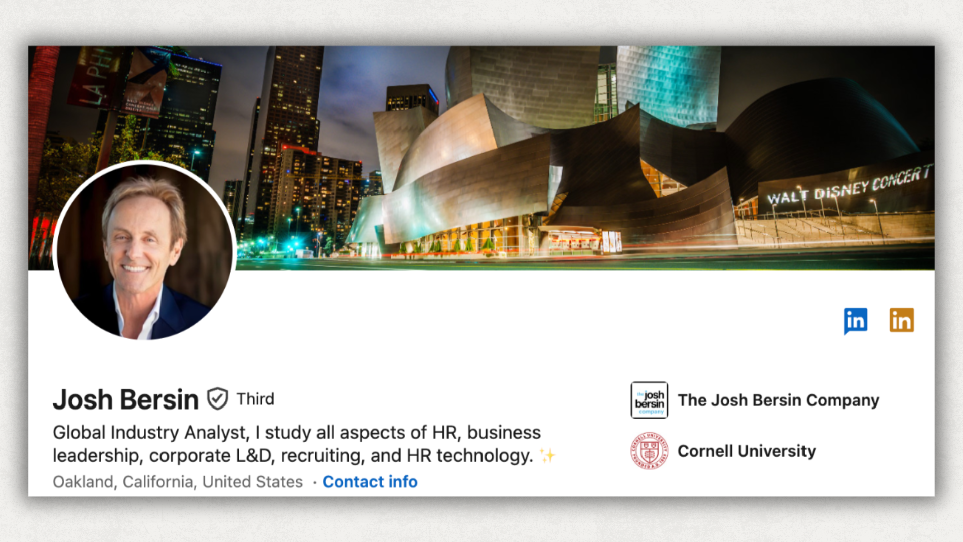 josh bersin linkedin profile