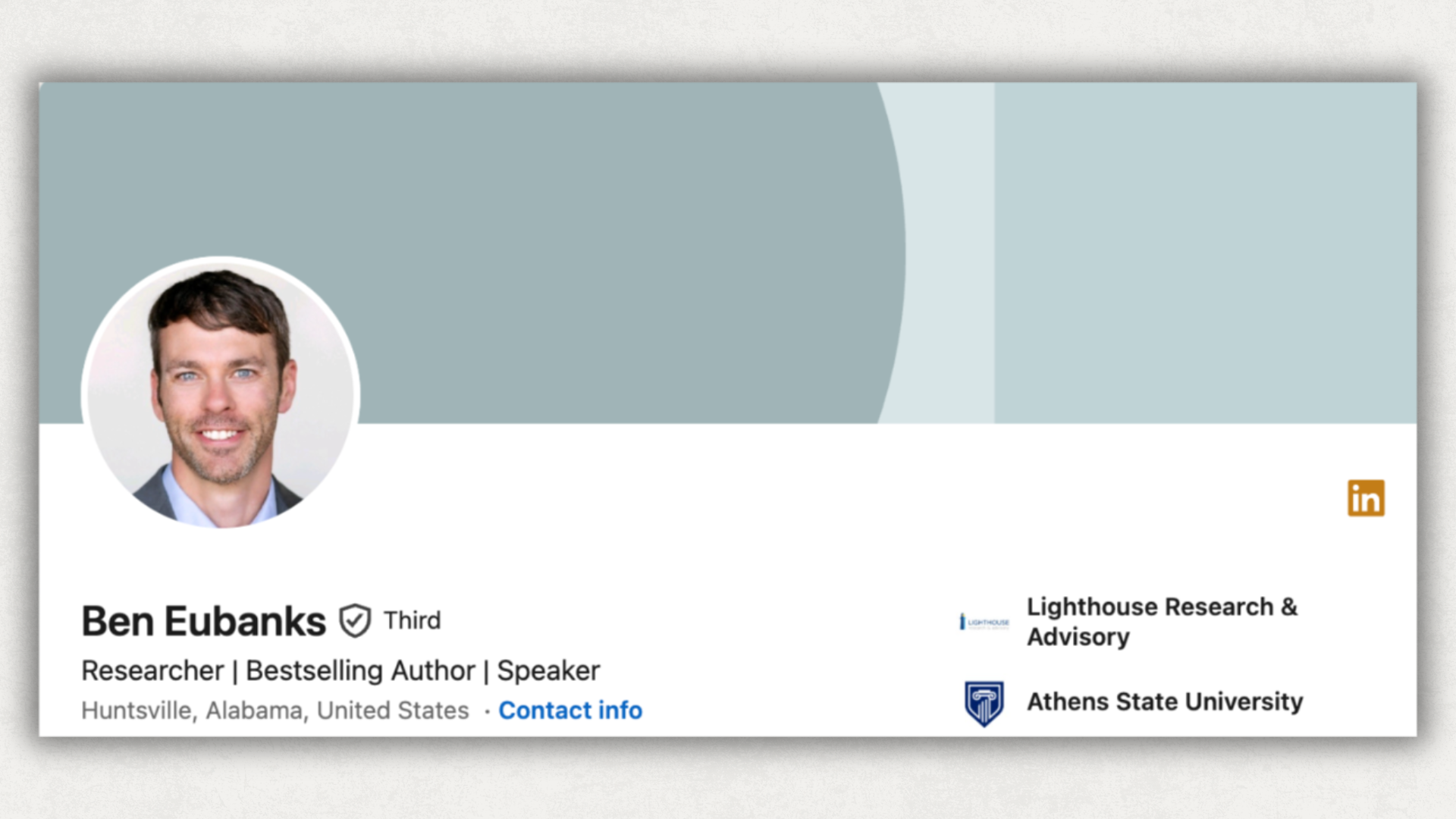ben eubanks linkedin profile