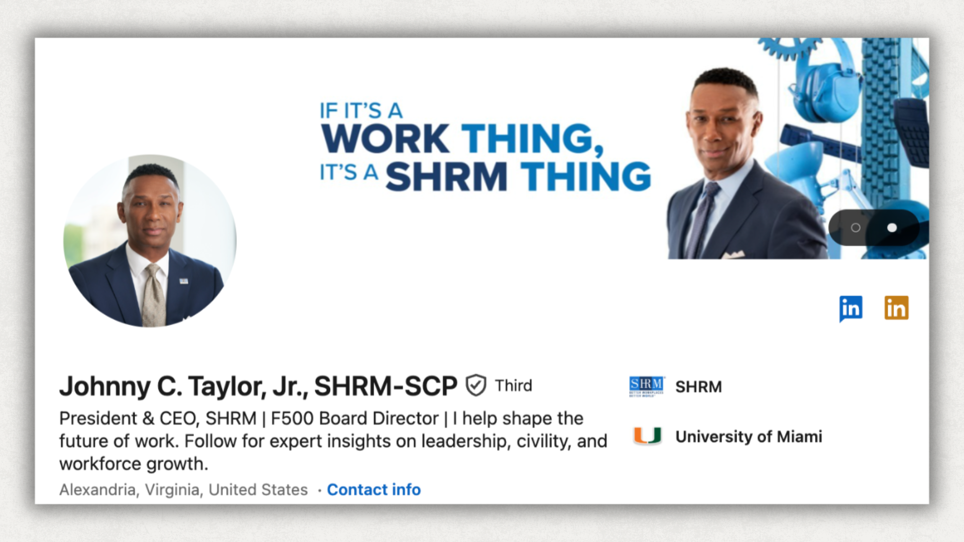 johnny c taylor jr linkedin profile
