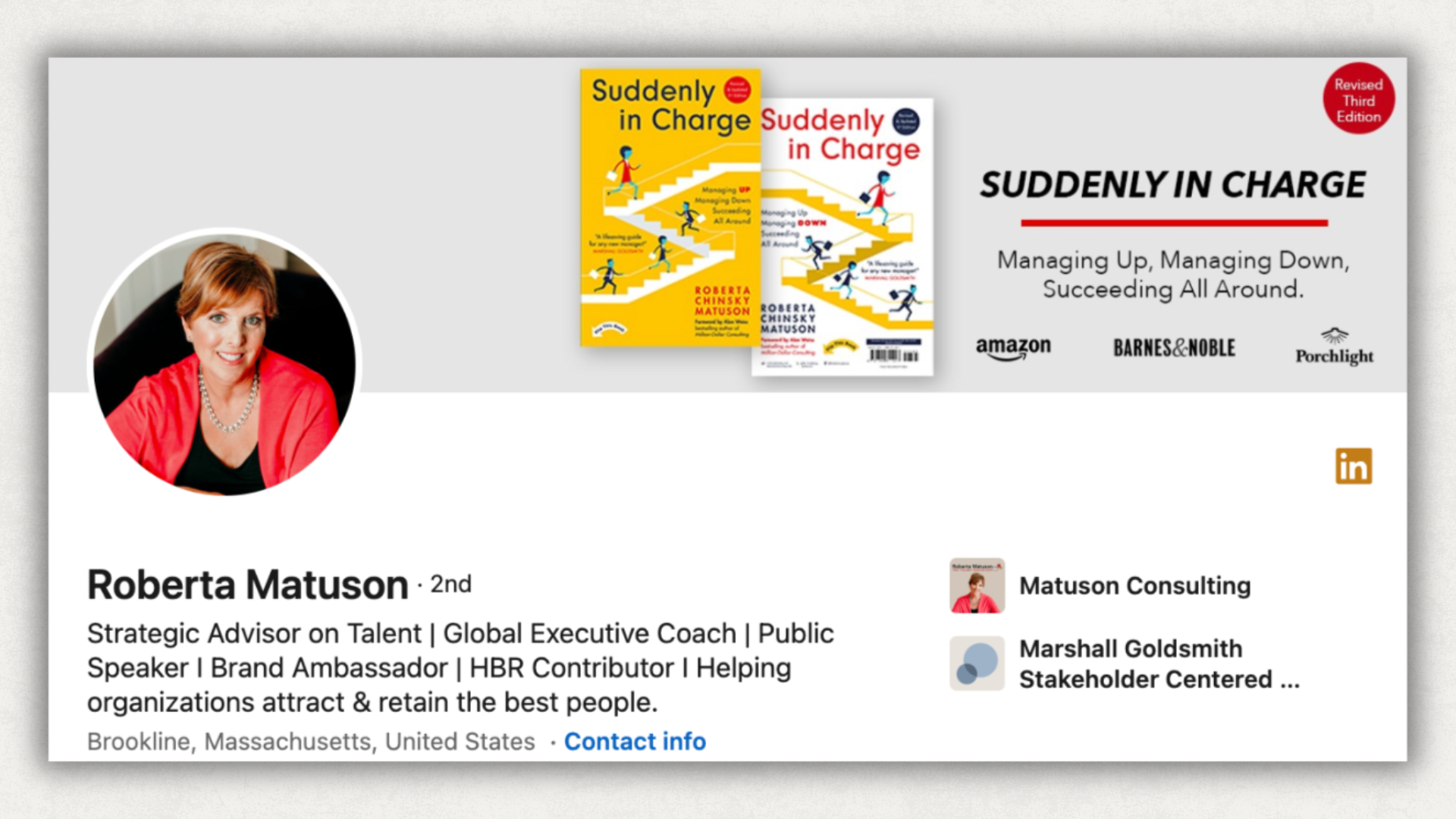 roberta matuson linkedin profile
