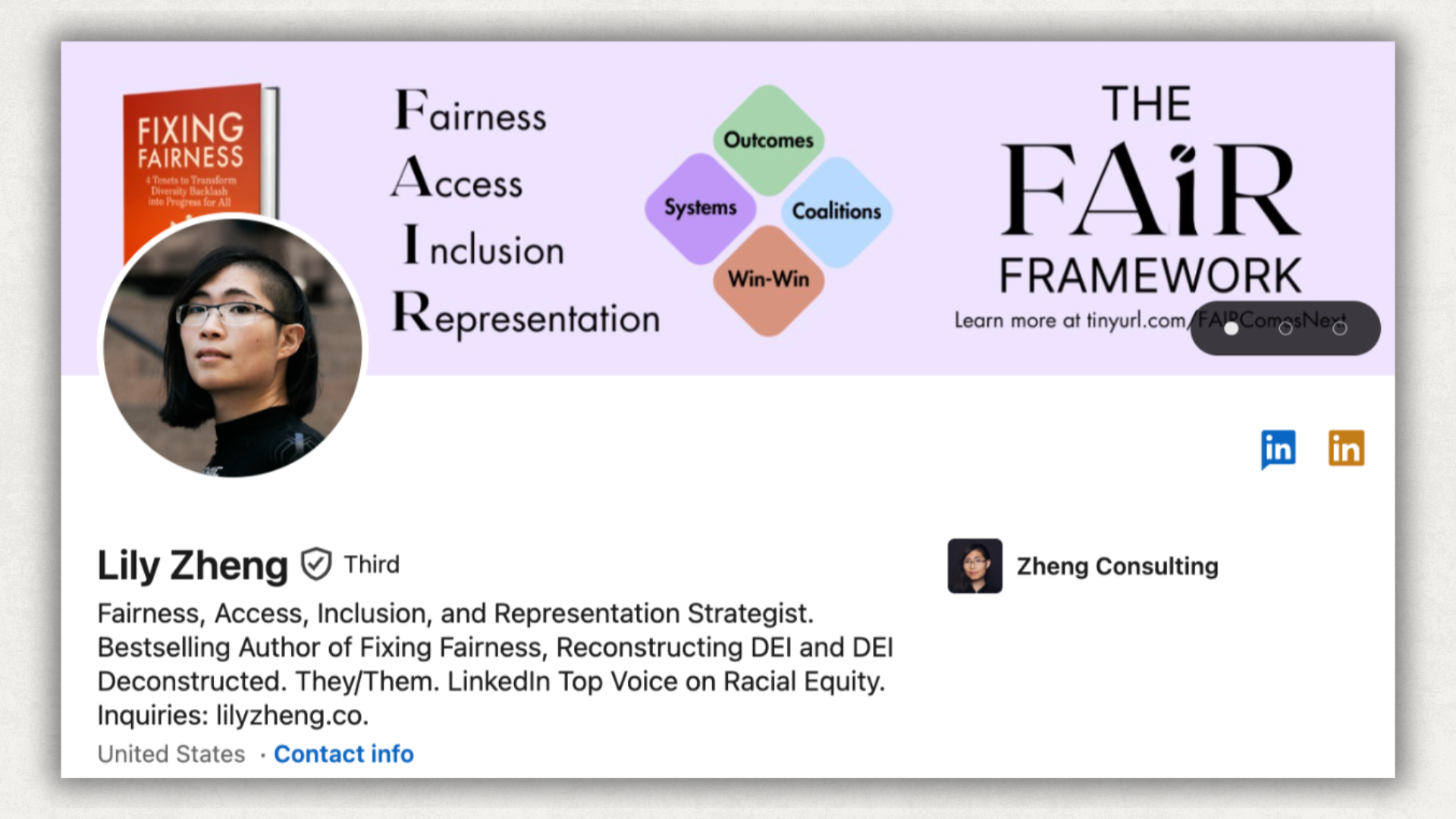 lily zheng linkedin profile