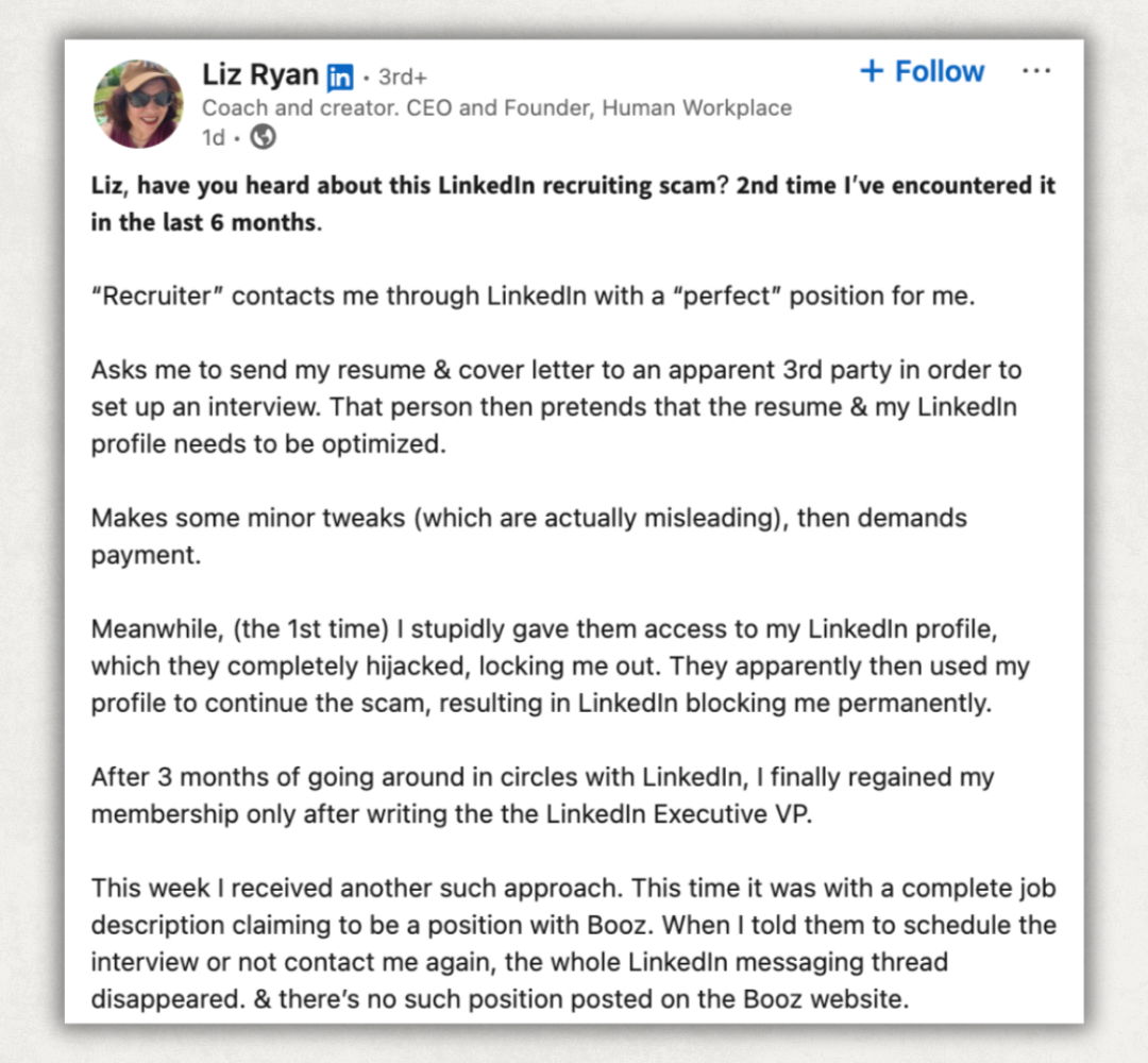 liz ryan example