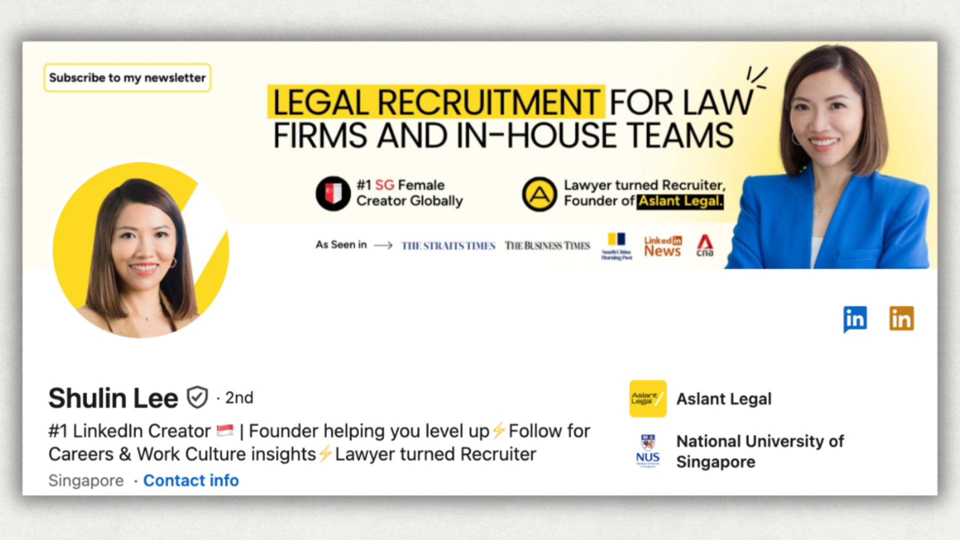 shulin lee linkedin profile