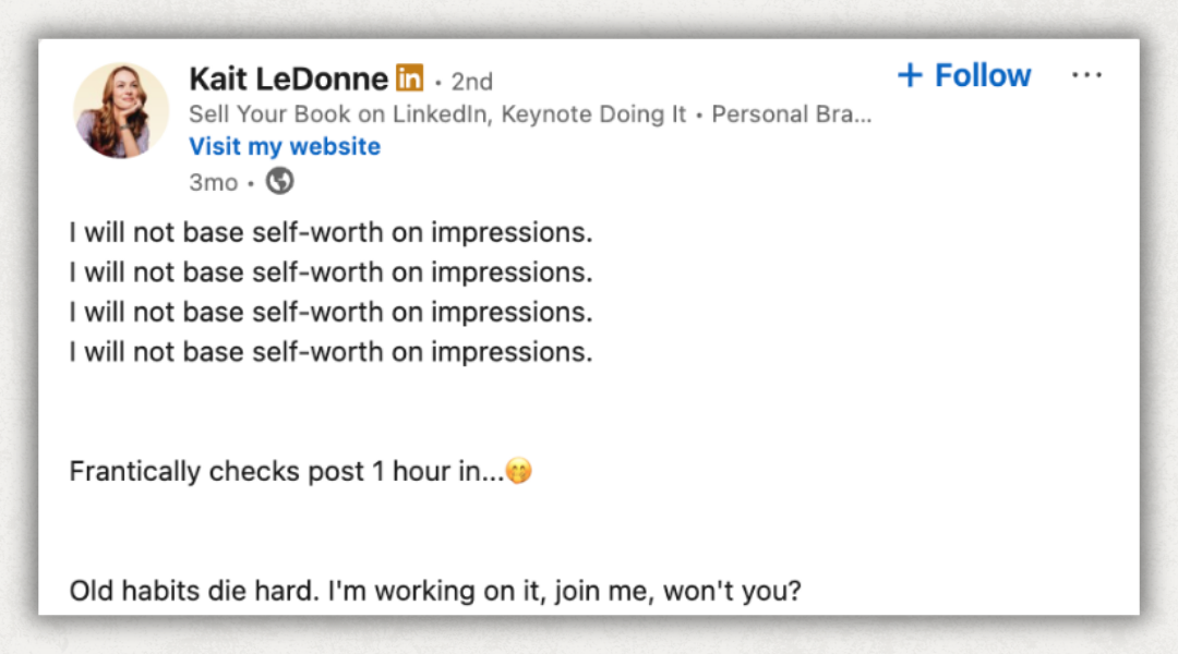 linkedin-post-example-short-form-kait-ledonne