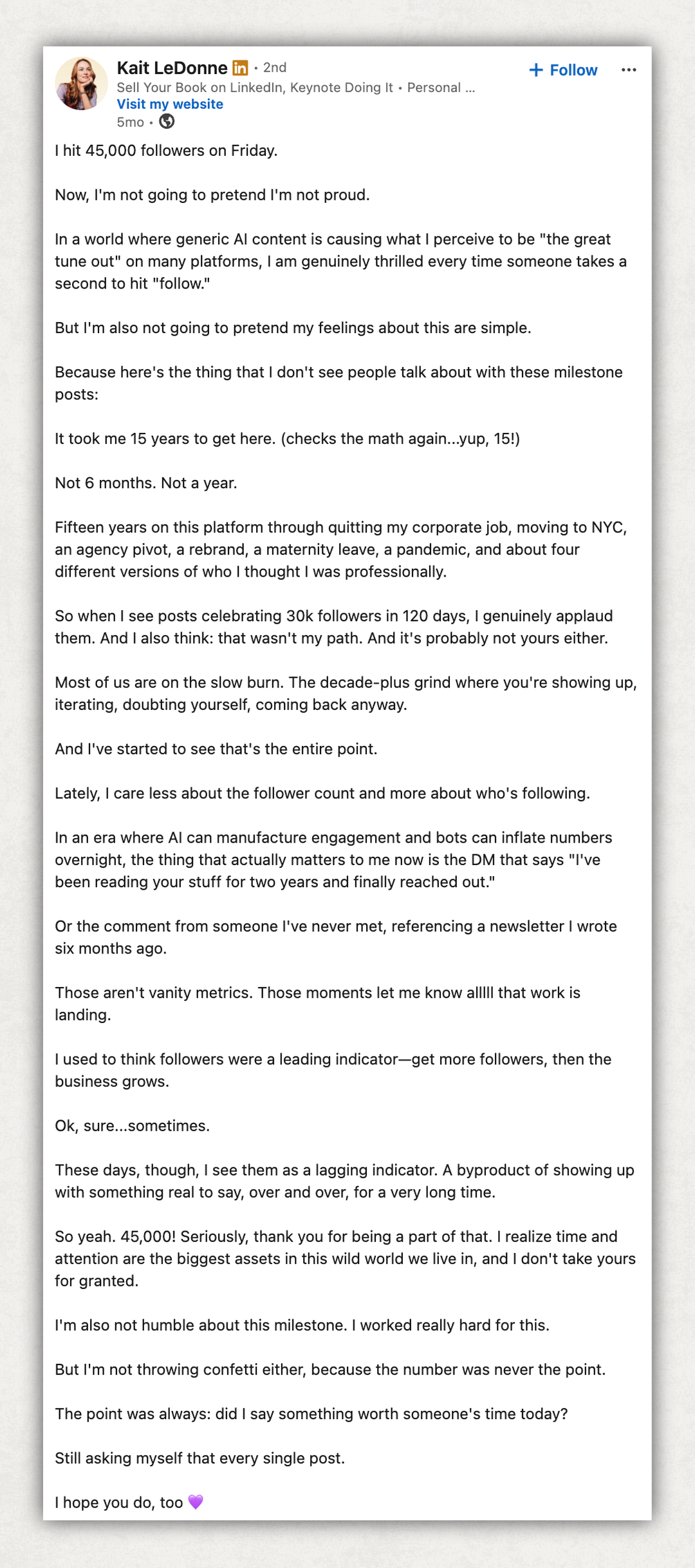 linkedin-best-practice-story-kait-ledonne