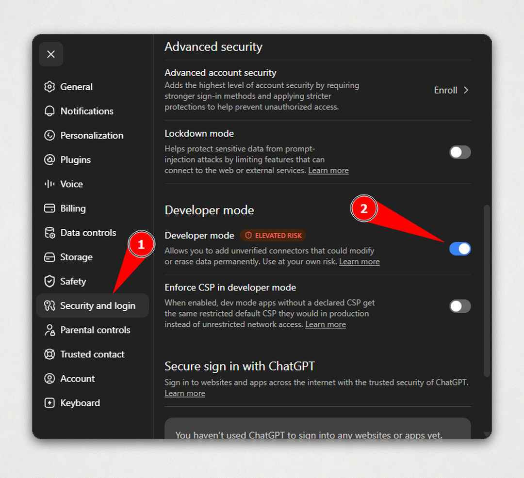 Connecting the AuthoredUp MCP to ChatGPT in Developer mode