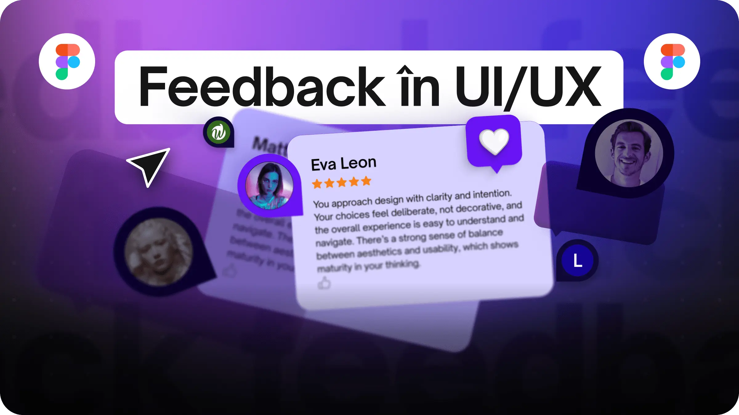 Copertă ilustrativă pentru articol despre feedbackul în UI/UX Design