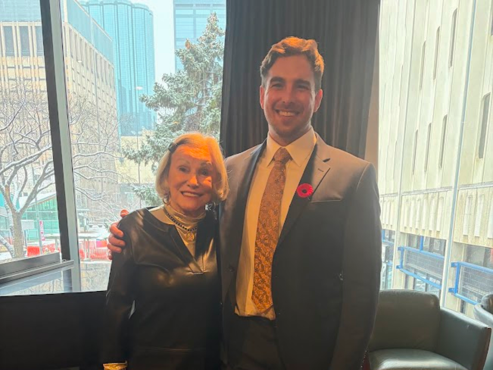 Del Dilkie with Alex Draper