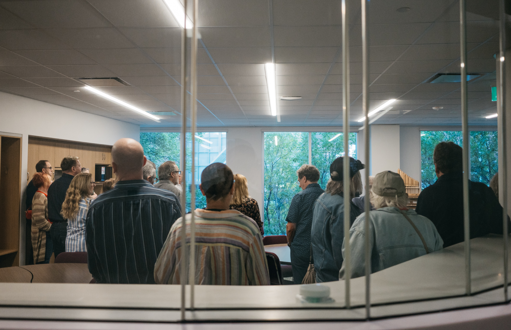 A tour of the first new classroom in the Winspear Expansion