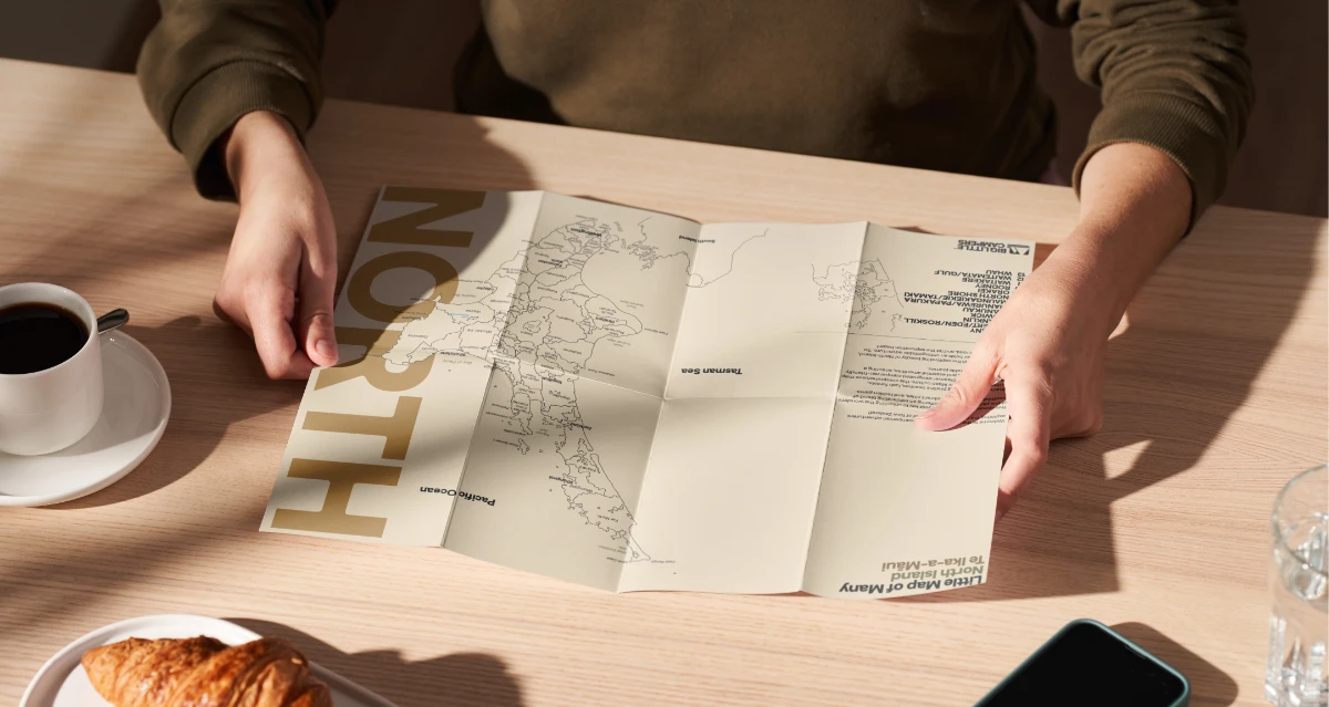 Campervan travel map