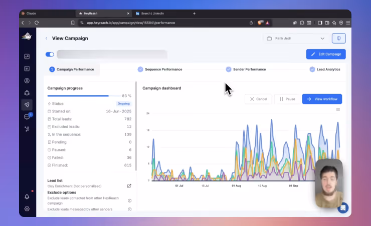 Analyze sentiment & tag positive replies