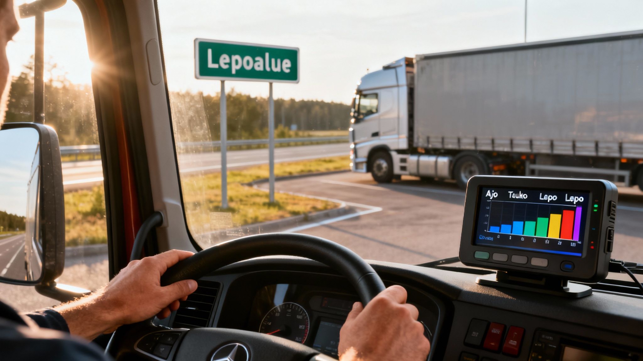 Ajo- ja lepoaika asetus selkokielellä ammattikuljettajille
