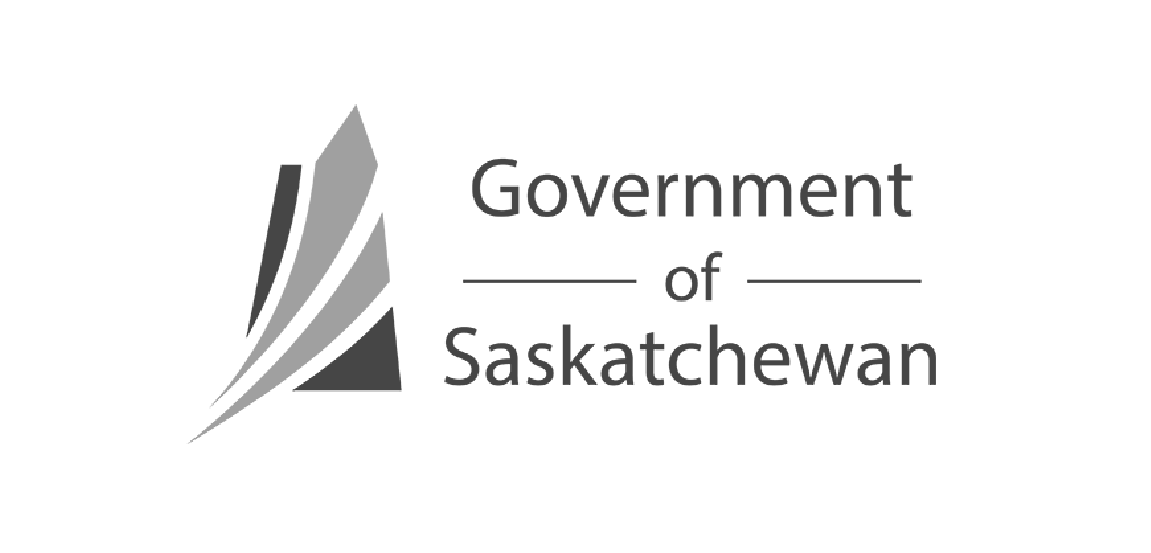 Logo of the Government of Saskatchewan with a stylized triangular symbol on the left.