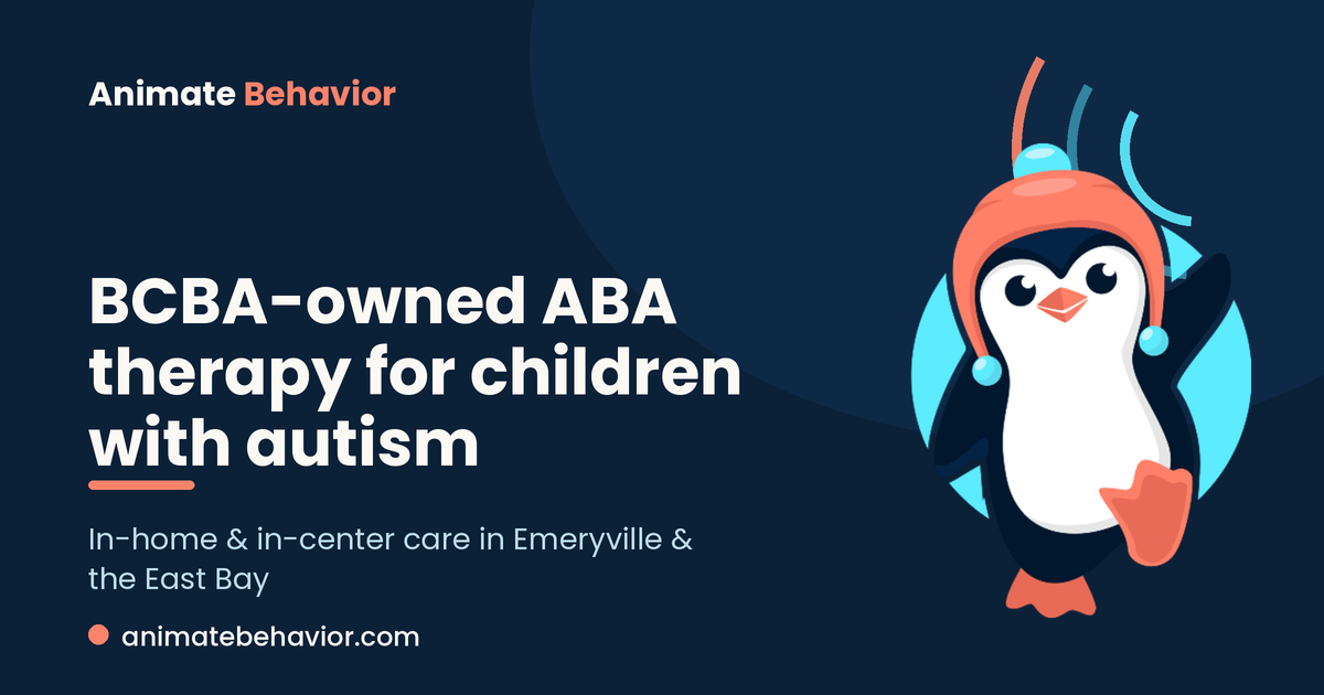 ABA Therapy in Emeryville & the East Bay | Animate Behavior