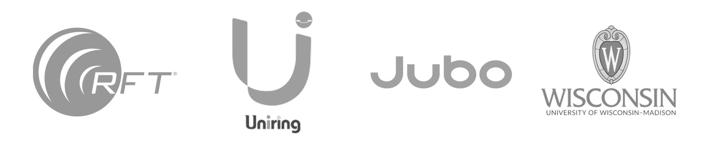 4 sets of logo inckuding RFT, UniRing, JUBO and UW-Maidson