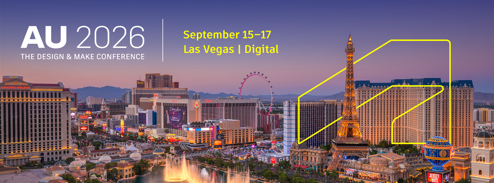 AU 2026 The Design and Make Conference, September 15 to 17, Las Vegas, Register Now