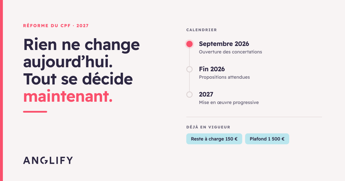 Réforme du CPF 2027 : les concertations démarrent, ce qui peut changer pour votre formation