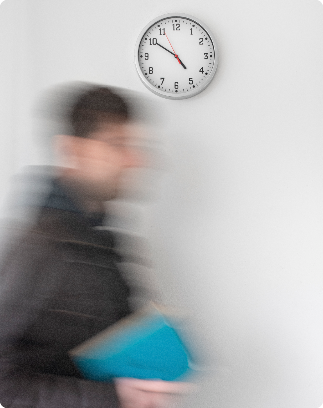 Fermeture sur l'horloge avec le changement d'heure