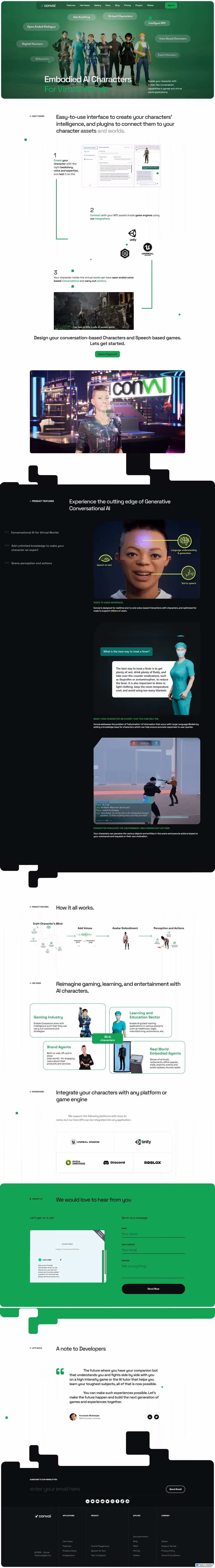 AI gaming technology platform website design by RSA Creative Studio built on Webflow