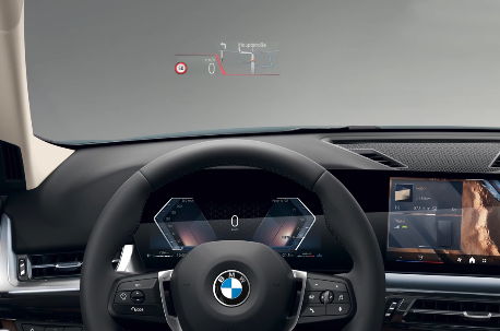 Mit dem Head-up Display